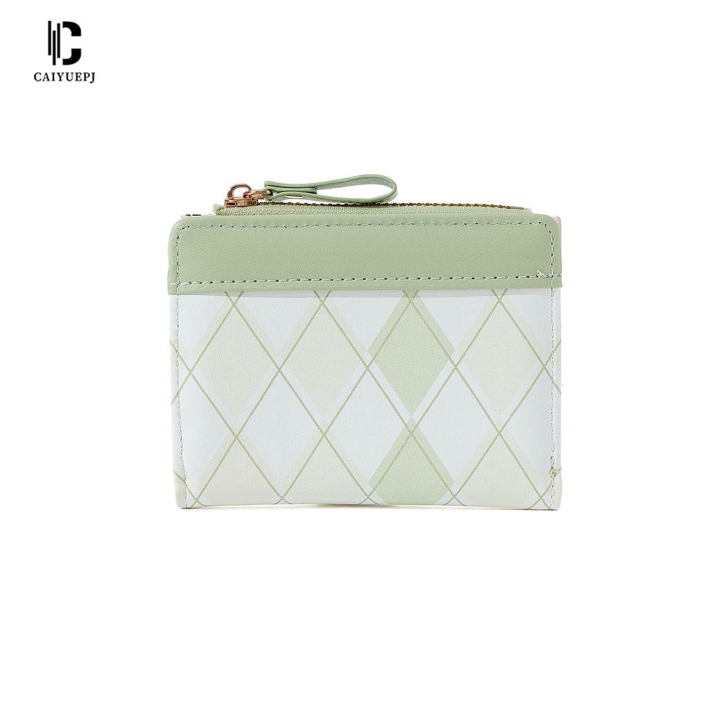 New Plaid Wallet Women's Change Bag Card Bag Small Fresh Student Wallet