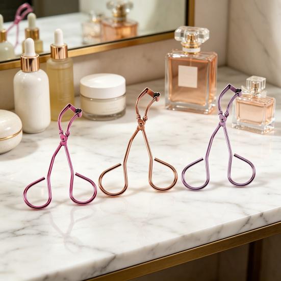Mini Arricciaciglia in Acciaio Inossidabile Manico Ergonomico Controllo Preciso Arricciaciglia Ciglia Naturali Lunga Durata Strumenti per Arricciare le Ciglia da Donna