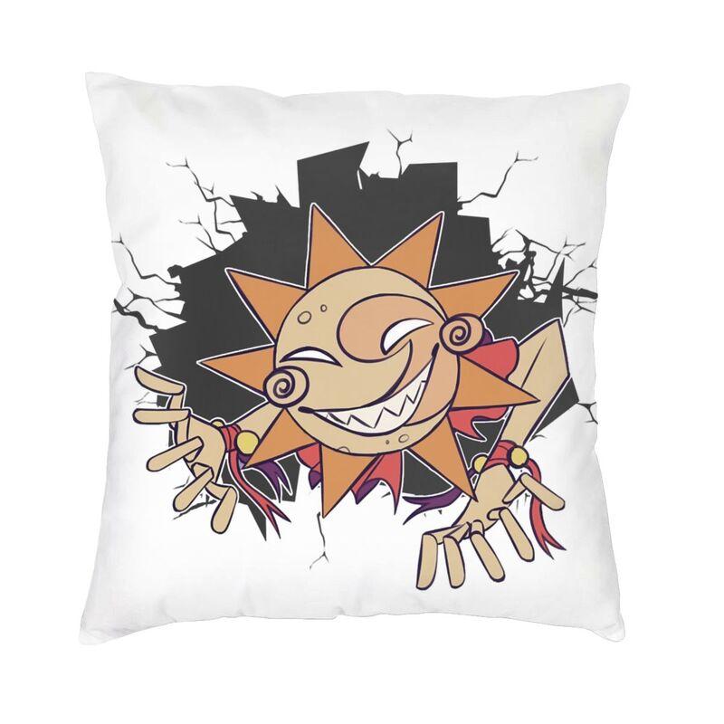 Sundrop And Moondrop Throw Pillows Case Living Room Decoration FNAF Security Breach Outdoor Cushions Cover Square Pillowcase