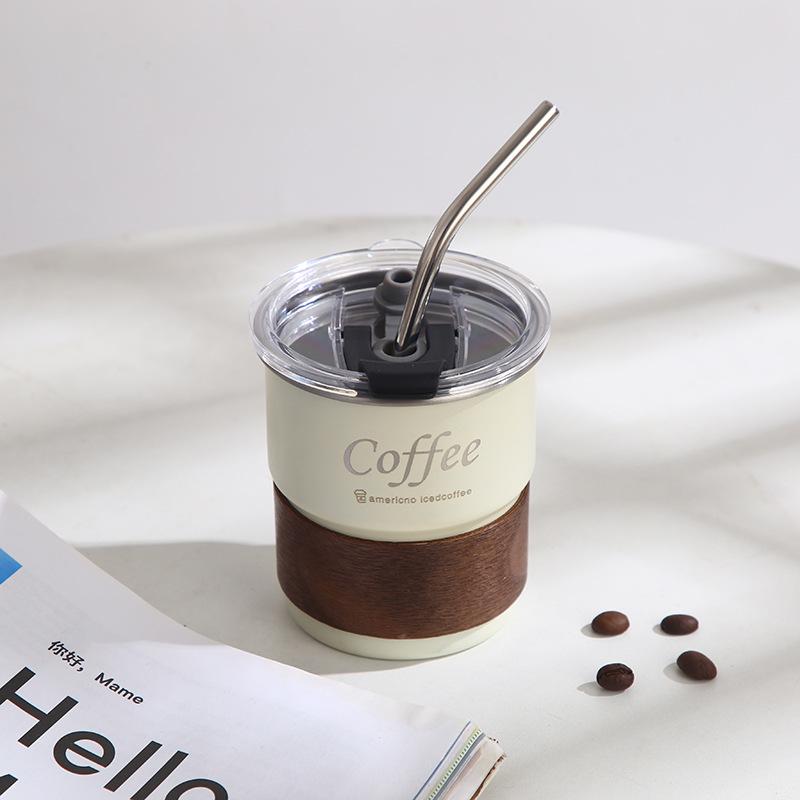 304 Stainless Steel Coffee Cup - Single Layer Milk Cup for Camping & Engraving