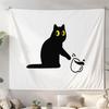 Black Cat Tapestry