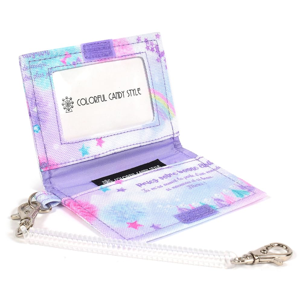 COLORFUL CANDY STYLE Pass Case PET Unicorn Fantasy