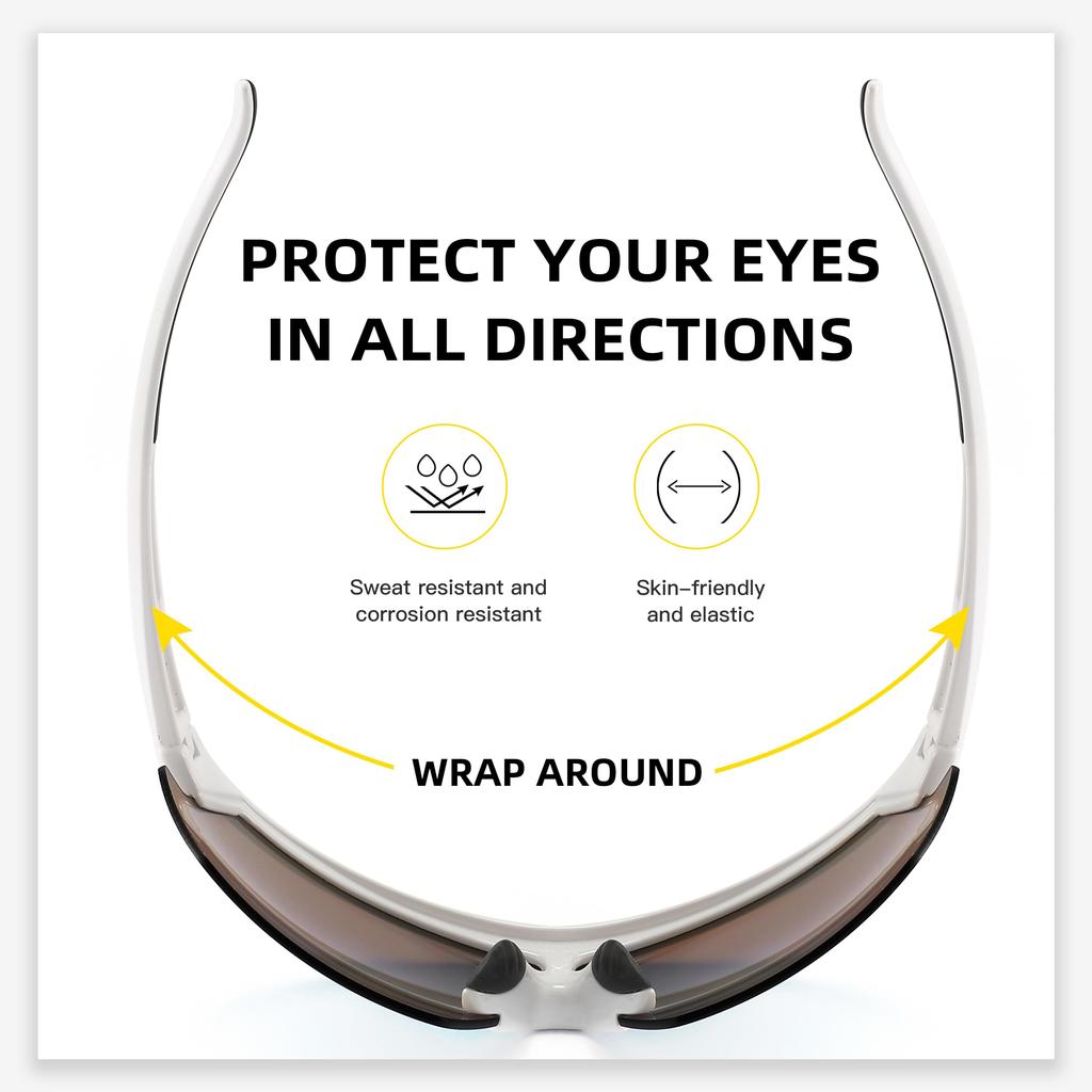 Baseball Sports Cycling Sunglasses for Boys and Girls [SINSPORT Eyewear] Kids' Sunglasses, Lightweight, UV400,