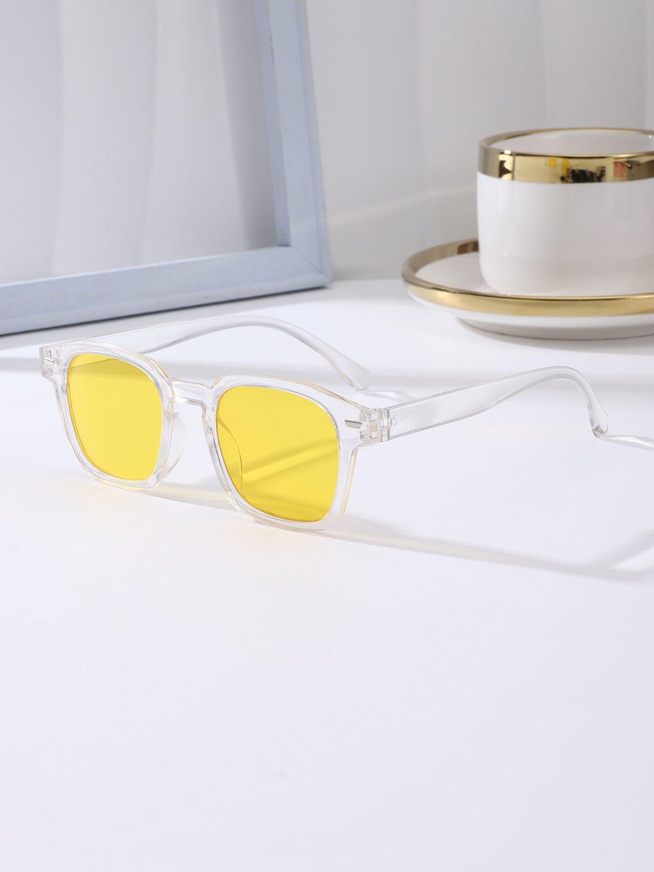 

Классические ретро мужские солнцезащитные очки с квадратной оправой Мужские летние солнцезащитные очки для вождения Модные женские солнцезащитные очки УФ400 Очки 1PC