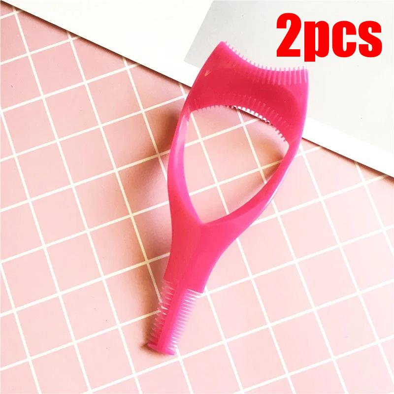 1/2/3 Stück 3 in 1 Wimpernwerkzeuge Mascara-Schutz Applikator Schutzkarte Wimpernführung für Beauty Kosmetik Make-up Werkzeug