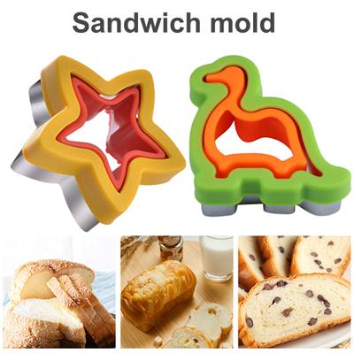 Moule coupe-sandwich en acier inoxydable, facile à utiliser, en forme de cœur, scellant pour la cuisine domestique