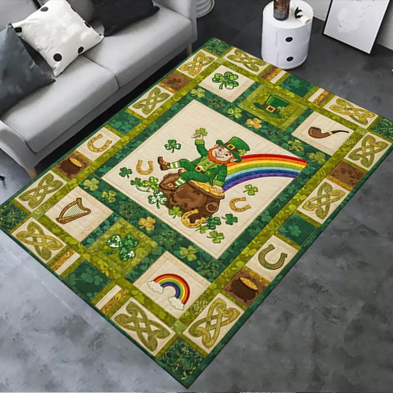 2025 New Coins&Rainbows Carpet Rug for Living Room Bedroom Home Sofa Decoration,Kids play Non-slip Floor Mat116