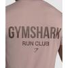 Gymshark Dział Biegowy. Koszulka T-shirt Powder Mauve A2b2k Kb7d