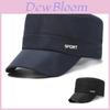 Stylish Adjustable Flat Cap For Men Breathable Quick Dry Polyester Summer Hat