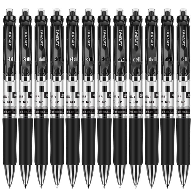 Deli S01 Retractable Gel Pen