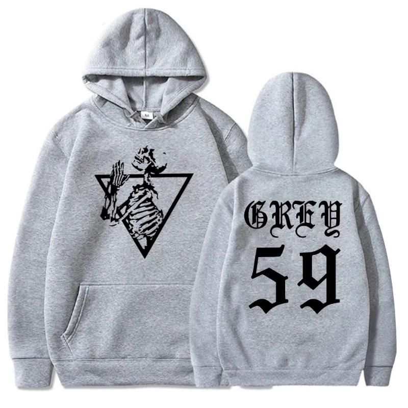 Suicideboys G59 Skeleton Printed Hoodies  Trendy Music Unisex Streetwear Pullover Casual Comfortable Soft Sweatshirts