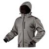 Softshell Work Jacket with Detachable Hood, Size L