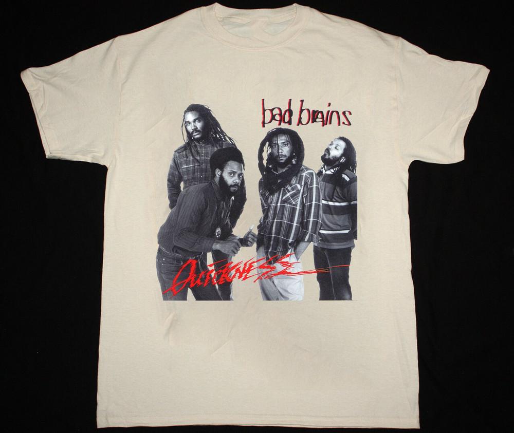 

Bad Brains Quickness Short Sleeve Cotton T- Shirt Men All Size S to 5XL Unisex T-Shirt XXL