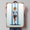 Hala Fußballlegende Blechschild Poster Personalisierte Wandkunst Retro Vintage Metallschilder für Zimmer Garage Dekoration Zuhause Man Cave