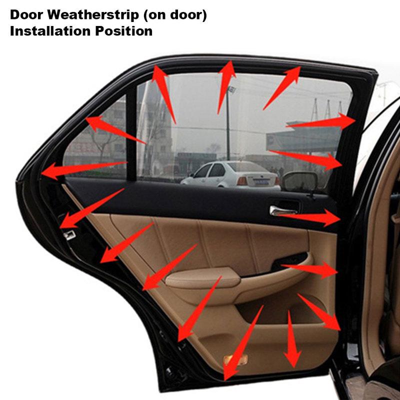 Front Left Side Door Weatherstrip Moulding Seal 72350-TA5-A02 for Honda Accord Sedan 2008-2012