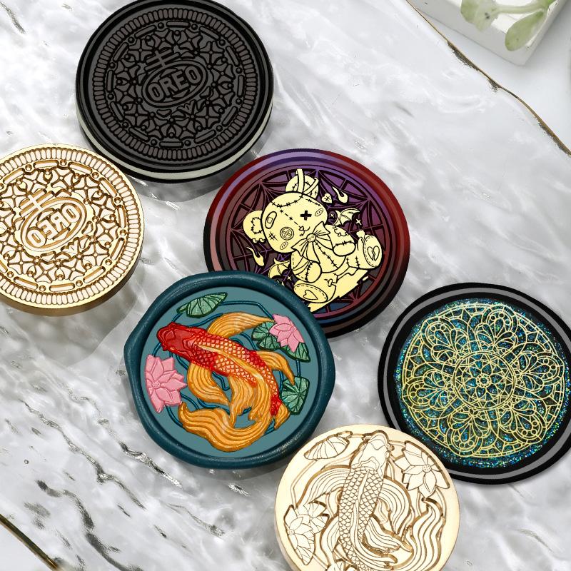 Sealing Wax For Stamp Head Letter Retro Seal Kit Stamps Logo For Scrapbooking Surgut Print Set Wedding Craft Soaps Stamps 4cm