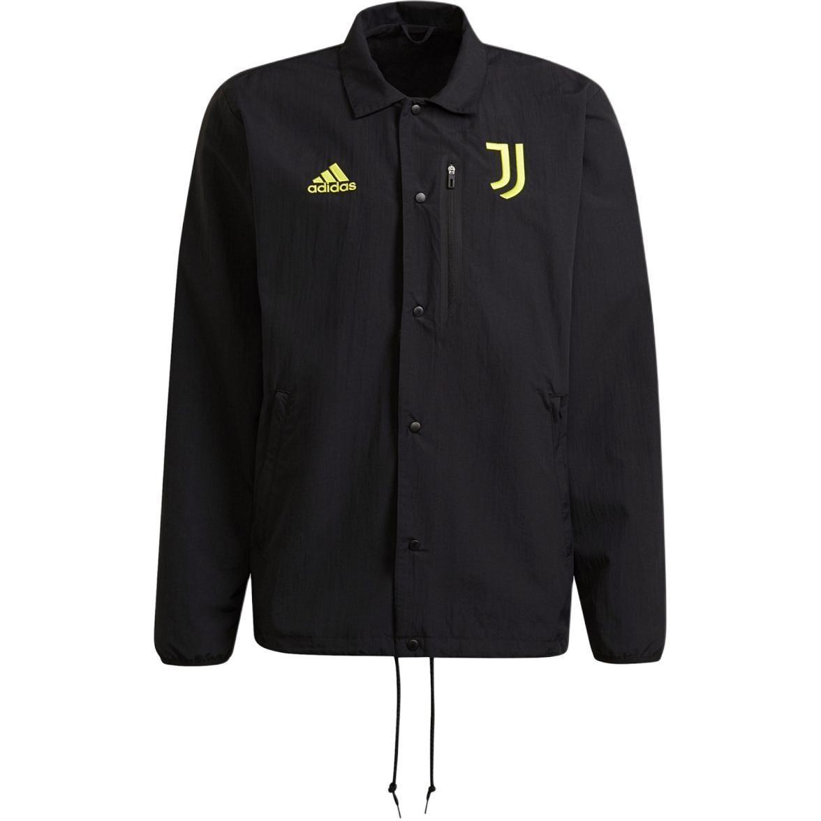 adidas Juventus Soccer/Football Training Sports lapel Jacket Black Men s GR2909 M