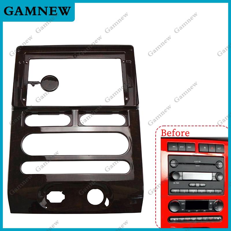 

9 Inch Car Frame Fascia Adapter Android Radio Dash Fitting Panel Kit For Ford Expedition 2007-2015 AT AC Frame