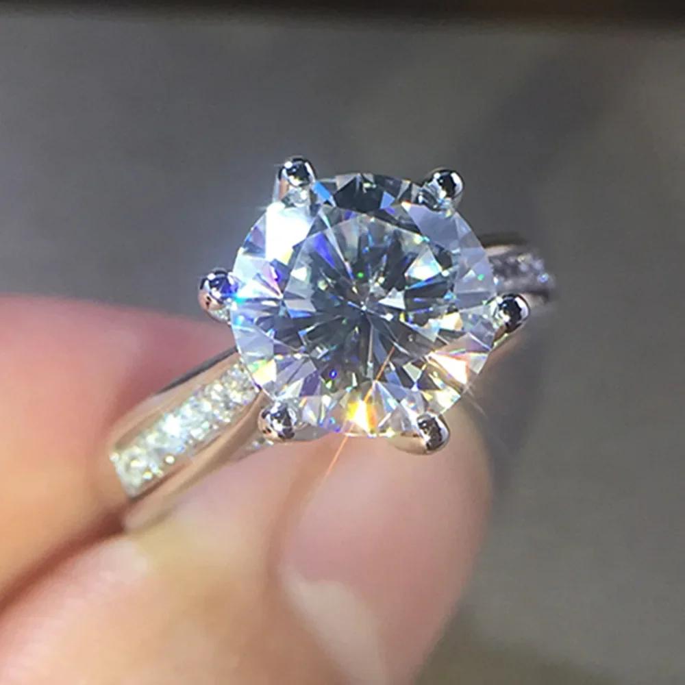 Fashion Versatile Cubic Zirconia Ring For Women Simple Stylish Wedding Bride Accessory Party Jewelry Drop Shipping