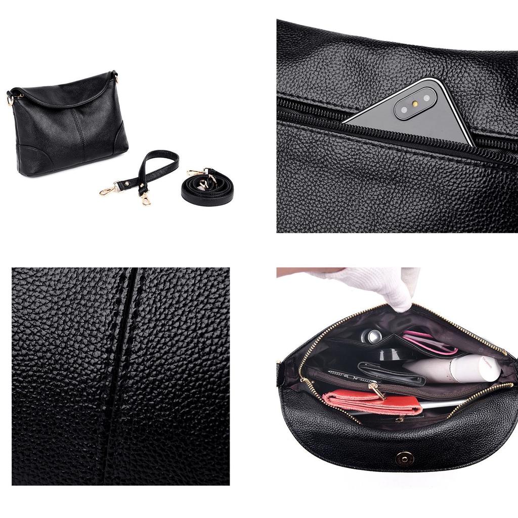 2026 New Fashi Women's crossbody Bag soft PU Leather single-shoulder bag small square bag for middle-aged mothers