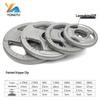 Yongtu Three-Hole Painted Cast Iron Barbell Weight Plate