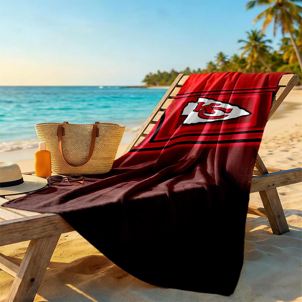 Kc Beach Towel High Absorbency & Quick-Dry Comfortable Lightweight Suitable for Swimming, Gym, Camping, Yoga Vacation