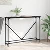Console Table Black Oak Effect 102 X 23 X 75 Cm