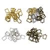 Alloy Rectangle Blank Cabochon Settings/ Pendants Base  20pcs Antique Silver