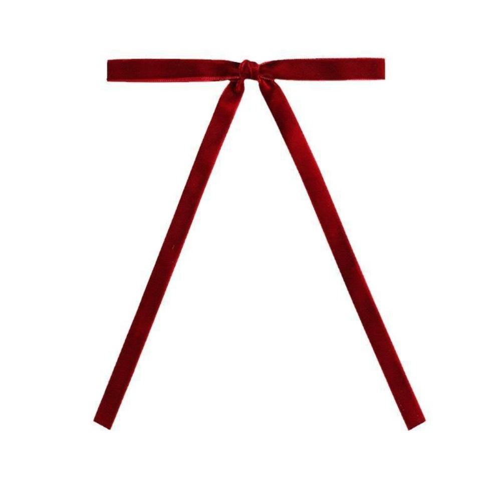 12/24 Pcs/set Velvet Velvet Ribbon Bow Red Wreath Bow New Christmas Tree Decoration  Christmas Gift