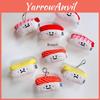 Authentic Salmon And Sweet Shrimp Sushi Plush Pendant Pin Cute And Funny Cartoon Food Hanging Decoration Gift Sushi Pendant)