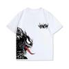 Marvel Men's Venom Spider Man Tom Hardy Printed New Summer Women's Loose Short Sleeves Kid T Shirt for Parents Children Adults