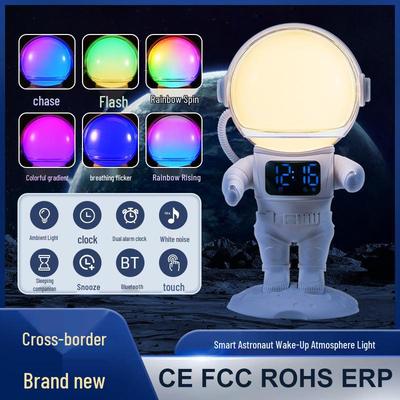 Inteligentny Głośnik Lampka Astronauta Wschód Słońca - Nocna Lampka Bluetooth dla Dzieci