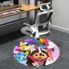 Cat Bot,Rainbow Friends Chair mat Round Rug Office carpet, Non slip, Suitable for Living Rooms, Bedrooms decor.1205143a