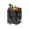 Shopping Cart with Wheels, Foldable Storage Bag, 4 Wheels, Large Capacity, Waterproof, Cold Storage, Shopping Bag, Convenient, Lightweight, Comes