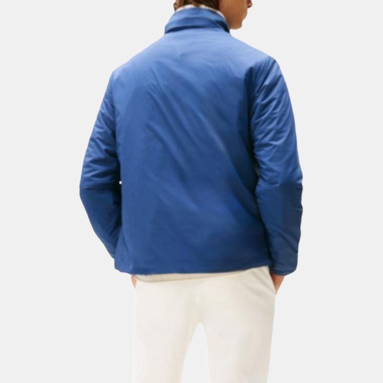 Tommy Hilfiger Logo Stand Collar Zip Long Sleeve Jacket Men jackets MW0MW40592DBZ