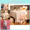 Adorable Large Plush Rabbit Doll With Soft Pp Cotton Filling For Kids And Collectors