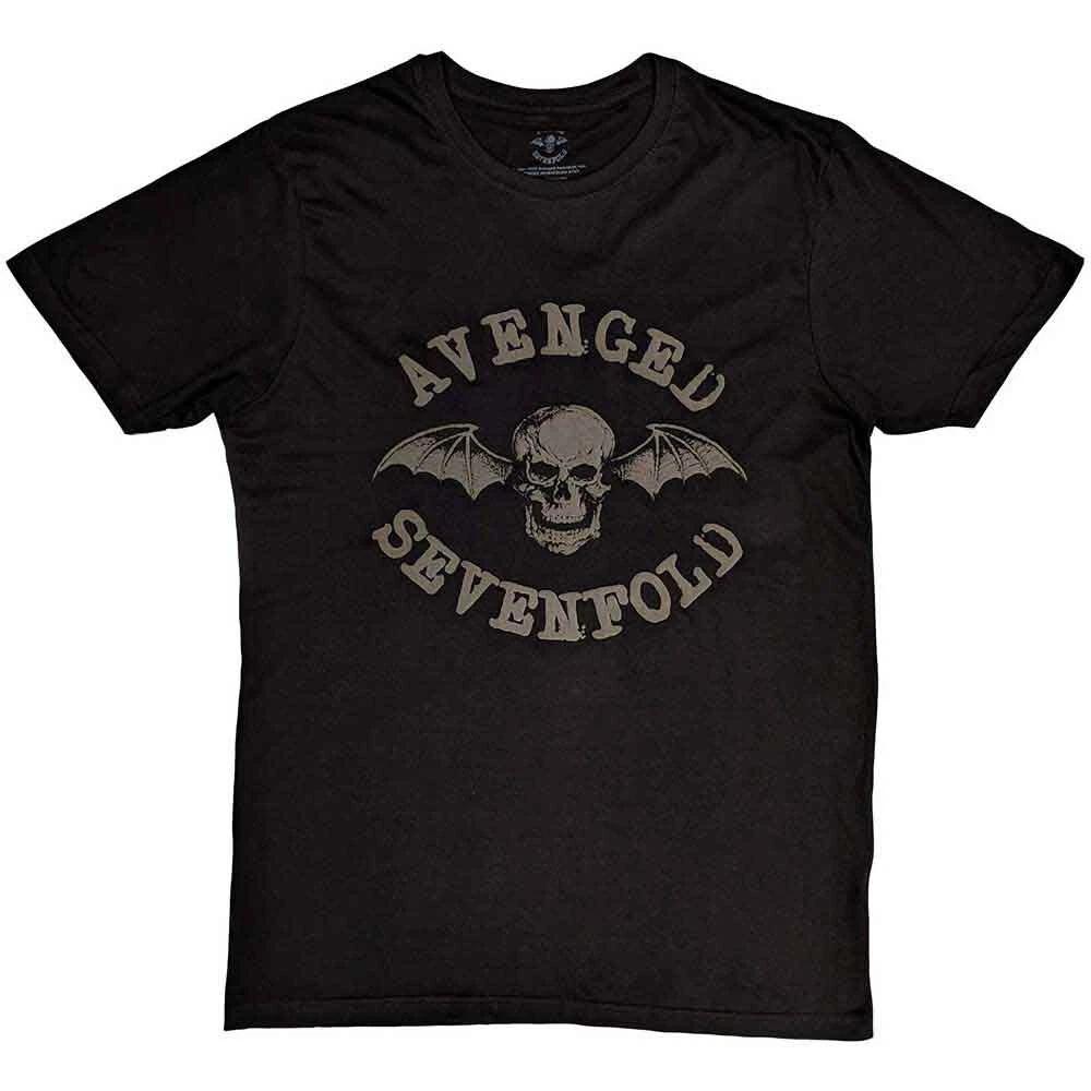 Avenged Sevenfold Unisex Hi-Build T-Shirt: Classic Deathbat (Large) 3XL