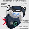Ergonomic Respirator Mask Nose Clamp Activated Carbon Filters Breathable Dust Mask  Painting