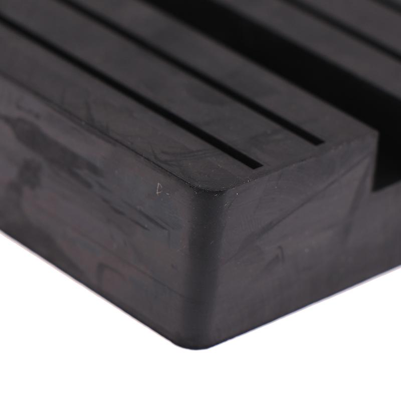 Car Lift Jack Stand Rubber Pads Square Universal Slotted Frame Rail Jack Guard