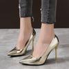 Fashion Women Pumps High Heels Silver Sexy High Heels Shoes for Women Stilettos Fashion Luxury Wedding Party Shoes Big Size