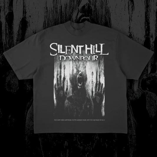 Tshirt Classic Game Silent Hill Tee Summer Casual Oversized Yk Hip Hop Short Sleeves Unisex Womens Clothing Tee