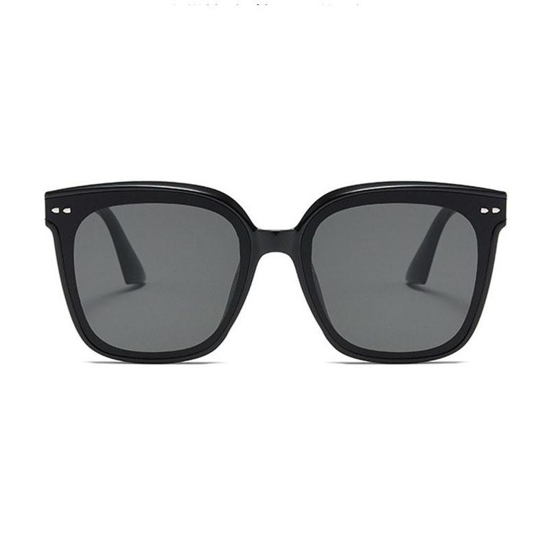 

Модные Квадратные Солнцезащитные Очки Оверсайз С Защитой UV400 Для Летних Активностей На Открытом Воздухе BlackFrameGrayLens