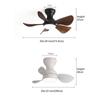 22/29 palcový minikoridor Smallhouse DC motorové stropní ventilátory s dálkovým ovládáním Niklový stropní ventilátor s LED světly Moderní
