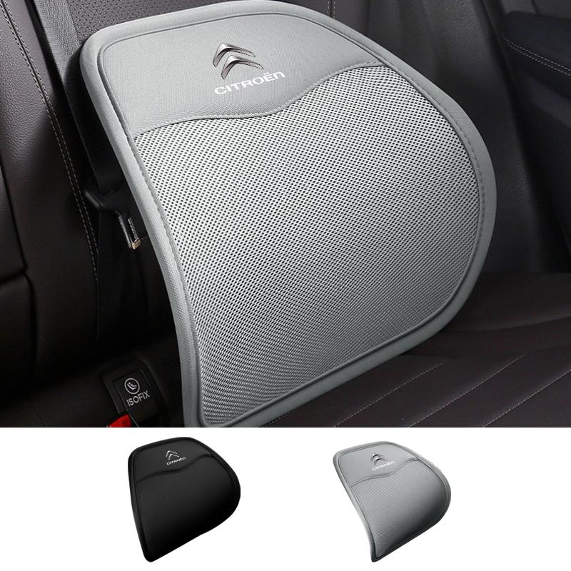 Autositz Lendenwirbelstütze Atmungsaktives Taillenkissen Rückenlehne Zubehör für Citroen C4 C3 C5 C1 C2 Berlingo Celysee Cactus Picasso