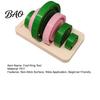 Pottery Class Practice Equipment Foot Ring Tools Set, 6 Sizes Clay Base Aligner Templates, Handmade Set Shaping for Ceramic Mugs Bowls Vases,