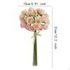 Rtificial Roses Bouquet 27 Heads 31cm Long Stem Rose Beautiful Elegant for Farmhouse Bathroom Home