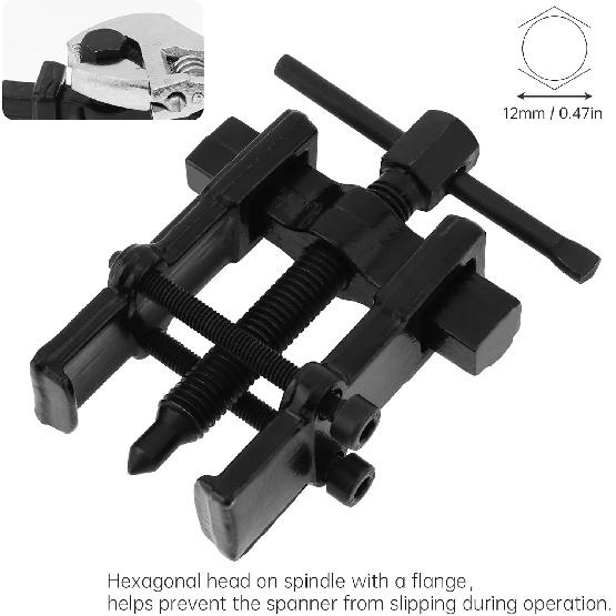 ChgImposs 2 Inch 2-Jaw Gear Puller, Adjustable CR-V Steel Bearing & Gear Separator Tool For Removing Bearings, Pulleys, Flywheels, Auto Mechanic