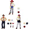 Toy Story Woody And Jessie Polyester Cosplay Outfits For Anime Fans And Role Play Enthusiasts