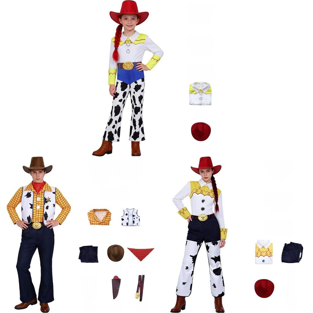 Toy Story Woody And Jessie Polyester Cosplay Outfits For Anime Fans And Role Play Enthusiasts