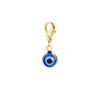 Xiaomi 5pcs Blue Evil Eye Stainless Steel Charms With Lobster Clasp Gold Color DIY Pendant for Bracelet Necklace Earring Jewelry Making